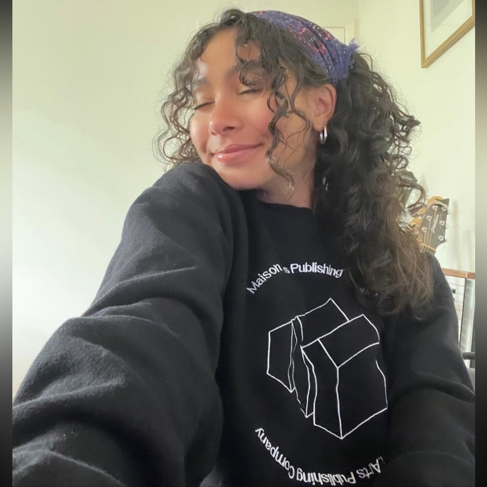 Maison Arts Publishing Company Heavyweight Crewneck in Black
